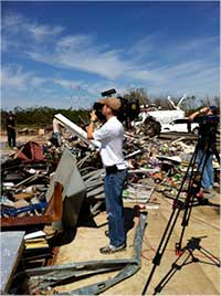 Casey Nichols Covers Devastation in Oklahoma