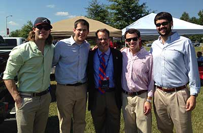 Accomplished Young Alumni Meet President Marrero