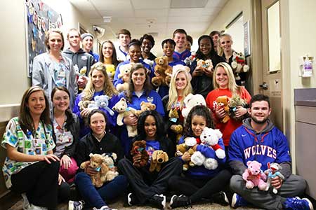 Wolves Help Make Hospital Stay More Bearable