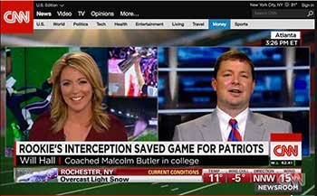 Watch Coach Hall on CNN discuss Super Bowl Hero 