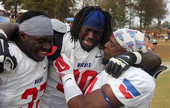 Wolves Win First Playoff Game in Division II History 