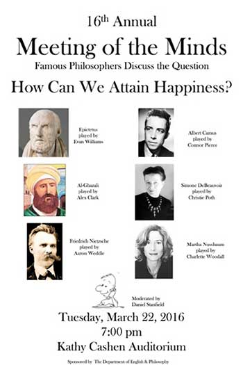 Annual Meeting of the Minds Discusses the Key to Happiness