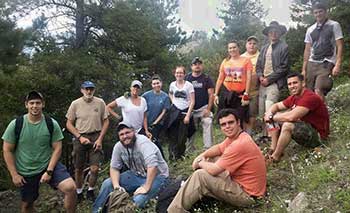 Geology Experiential Learning Trip Takes Students to New Heights