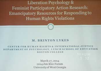 Psychology Department Hosts Annual Jim Klee Forum 