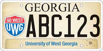 The University of West Georgia recently debuted a redesigned license plate for students, faculty, alumni and UWG fans.