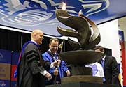 Honors College Dean Presides Over Freshmen Convocation for Largest Freshmen Class Yet