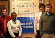 UWG Student Awarded First Place in Economics Paper Competition