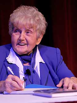 Eva Kor Talks Forgiveness, Medical Ethics at Packed Event
